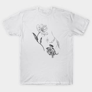 Yin Yang Flowers T-Shirt